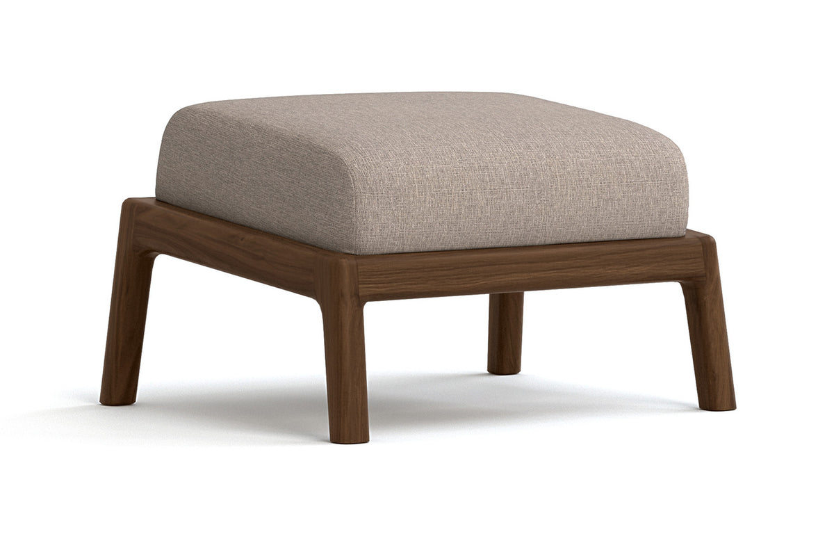 Whitney Ottoman by Copeland Furniture - Sterling Fabric.