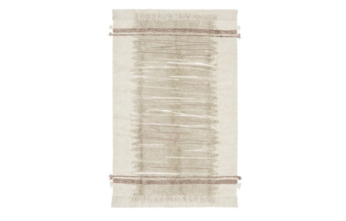 Nomade Sumak Woolable Rug by Lorena Canals, showing front view of nomade sumak woolable rug.