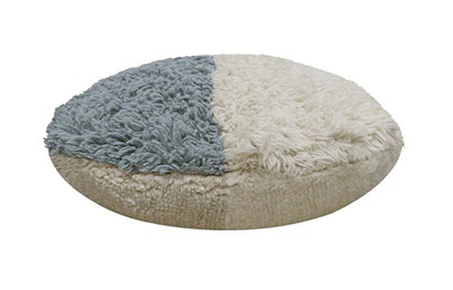 Floor Cushion Sun Rays by Lorena Canals, showing front view of floor cushion sun rays.