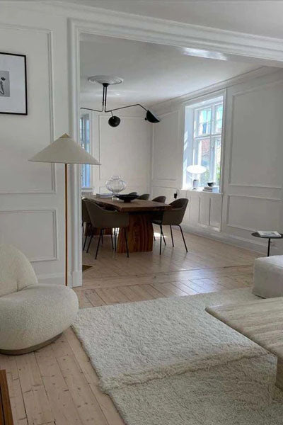 Sheep of the World Tundra Woolable Rug by Lorena Canals, showing sheep of the world tundra woolable rug in live shot.