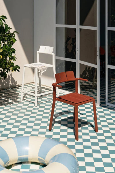 Yard Armchair by Toou, showing yard armchair in live shot.