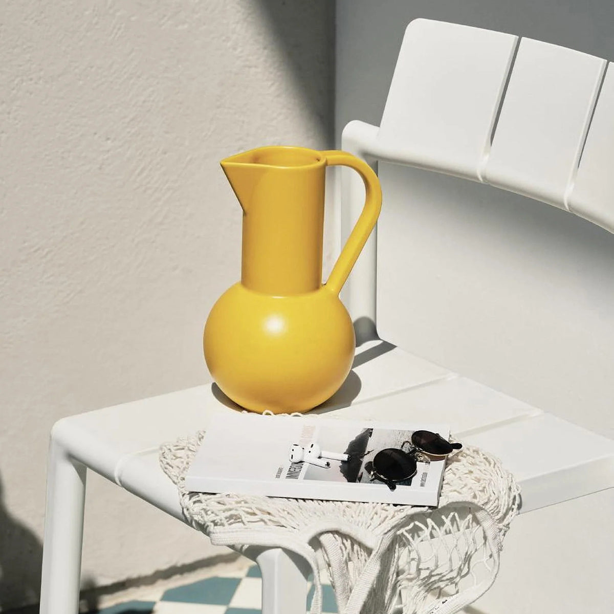 Yard Chair by Toou, showing closeup view of yard chair in live shot.