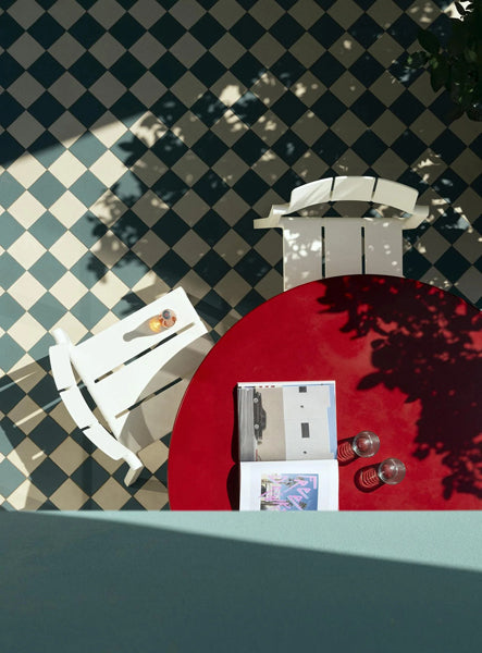 Yard Chair by Toou, showing yard chairs in live shot.