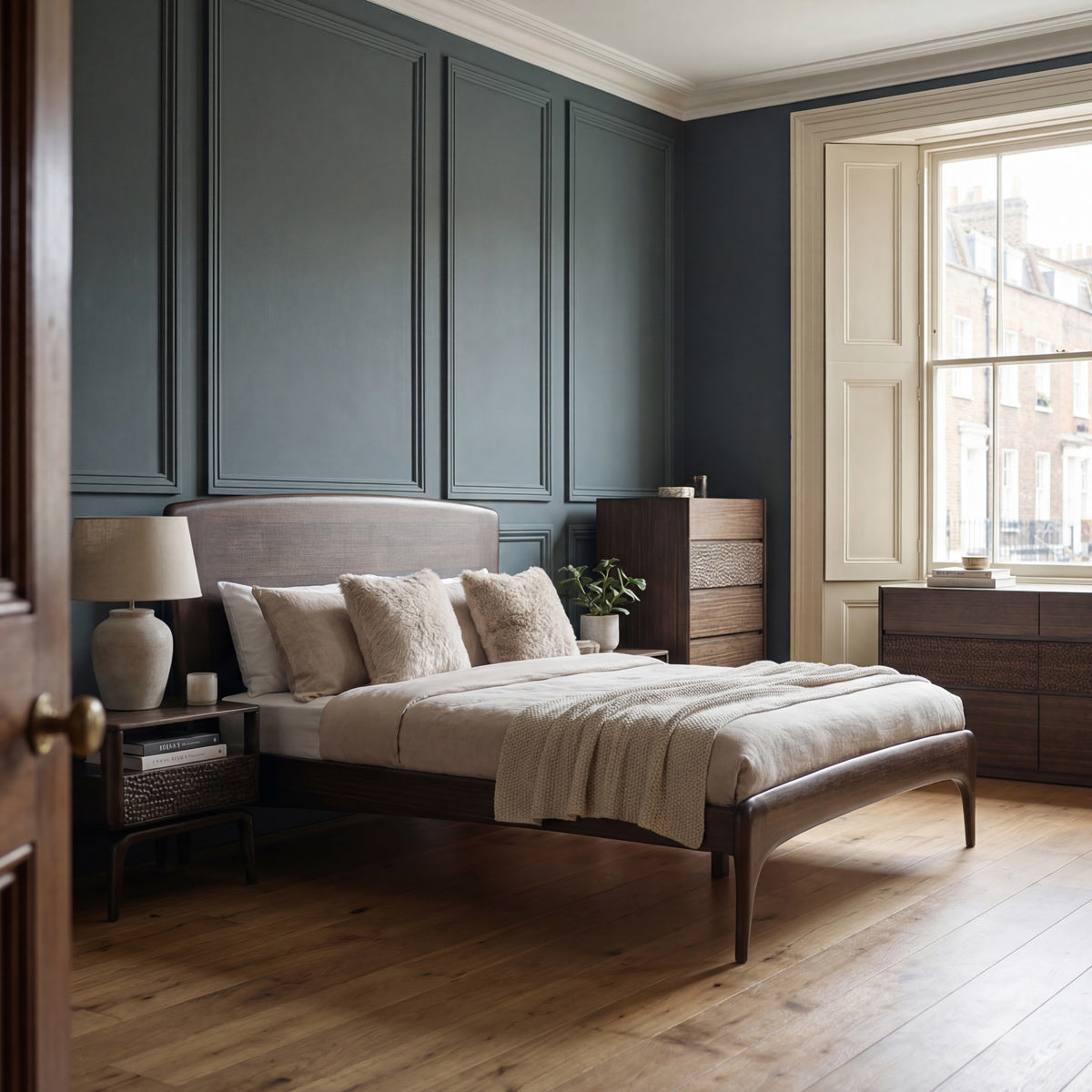 Zeva Bed by Greenington, showing zeva bed in live shot.