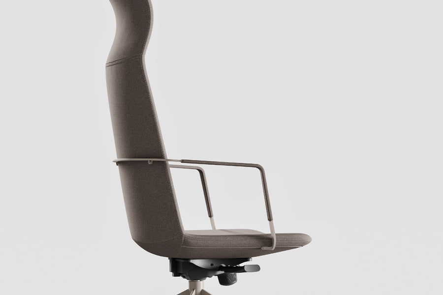 Zone Exclusive Office Chair by B&T, showing closeup view of zone exclusive office chair in live shot.