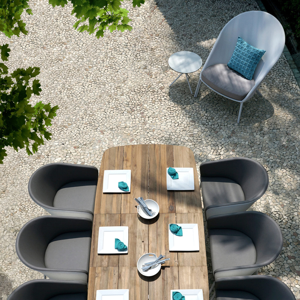 Zupy High Back Chair by Mamagreen, showing zupy high back chair in live shot.