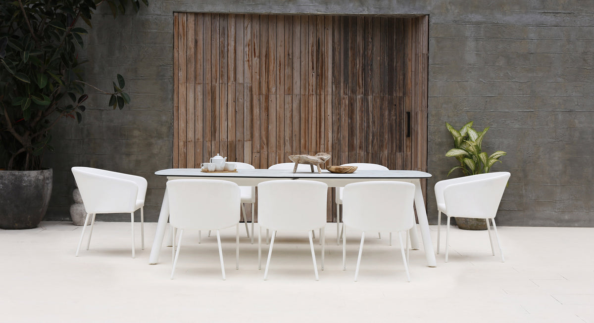 Zupy HPL 65" - 85" Extension Table by Mamagreen, showing zupy hpl 65" - 85" extension table in live shot.