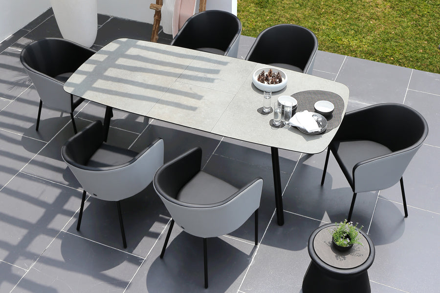 Zupy HPL 65" - 85" Extension Table by Mamagreen, showing zupy hpl 65" - 85" extension table in live shot.