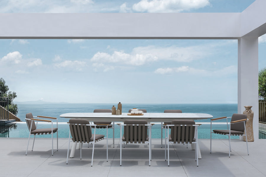 Zupy HPL 65" - 85" Extension Table by Mamagreen, showing zupy hpl 65" - 85" extension table in live shot.