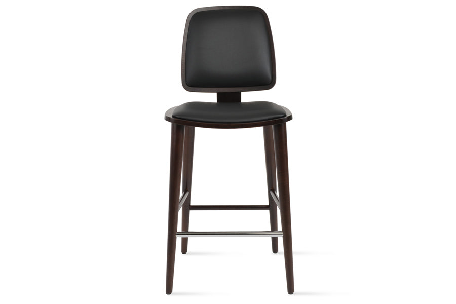Ginza Stool by SohoConcept, showing front view of ginza stool.