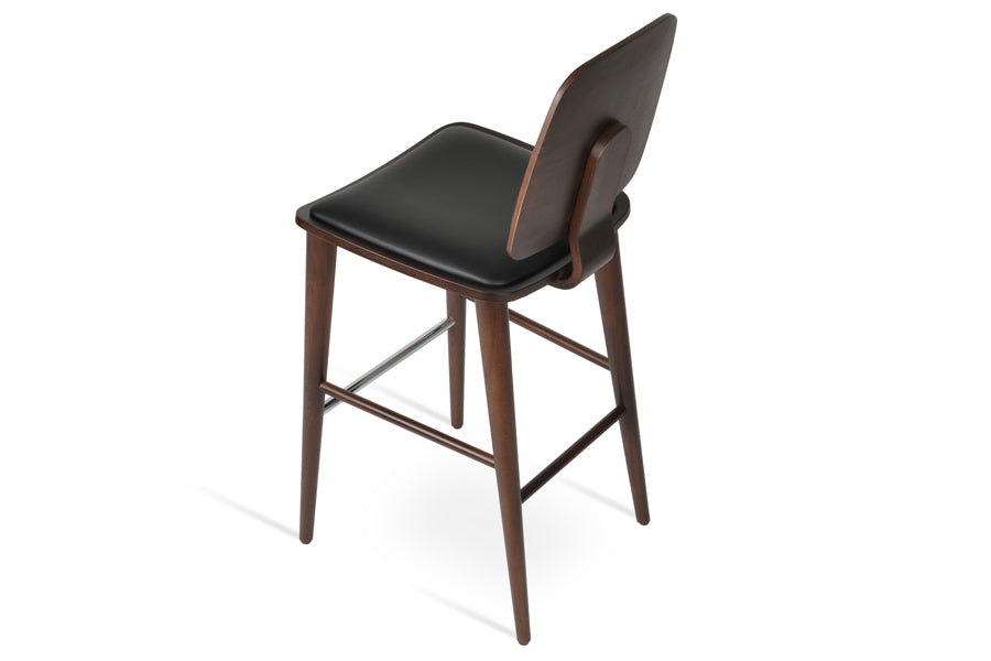 Ginza Stool by SohoConcept, showing side view of ginza stool.
