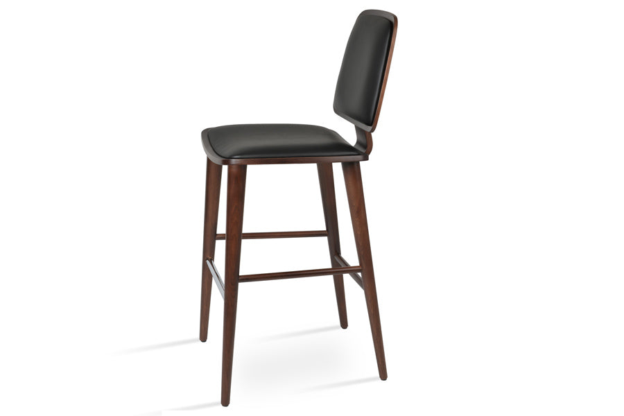 Ginza Stool by SohoConcept, showing side view of ginza stool.