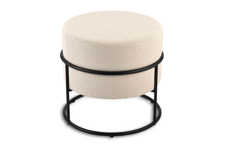 Colombo Stackable Ottoman by SohoConcept, showing front view of colombo stackable ottoman.