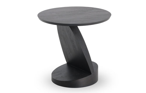 Oblic Side Table by Ethnicraft - Teak Black.