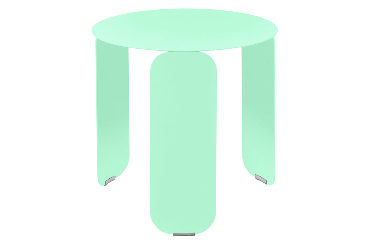 BeBop Low Tables by Fermob - 18" Dia., Opaline Green.