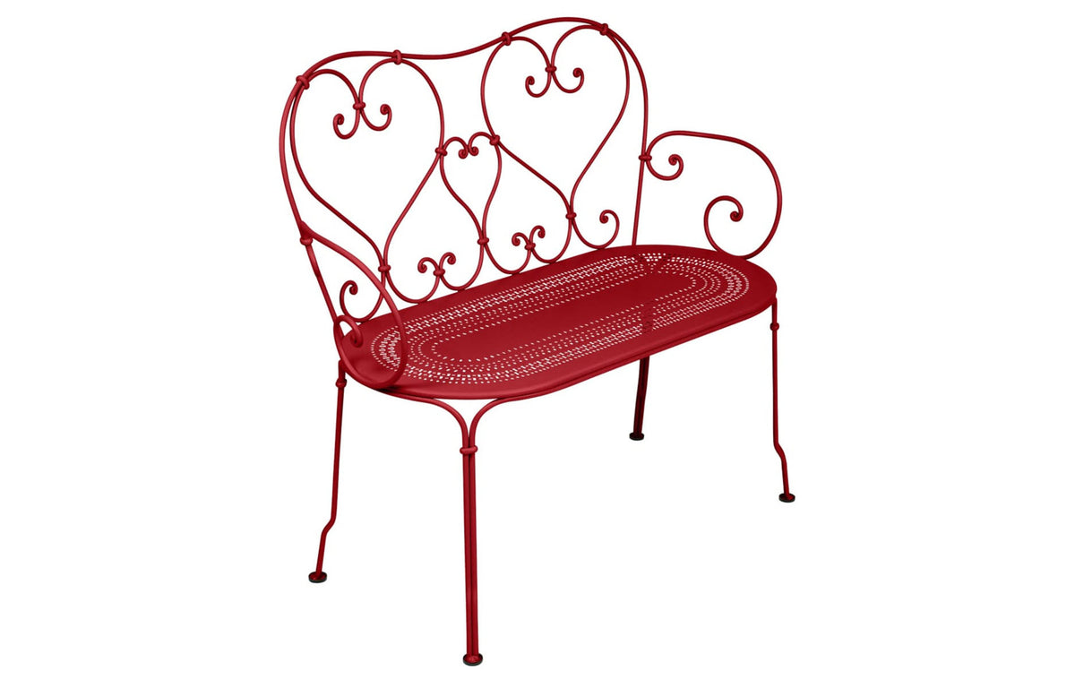 1900 Bench by Fermob - Poppy Red.