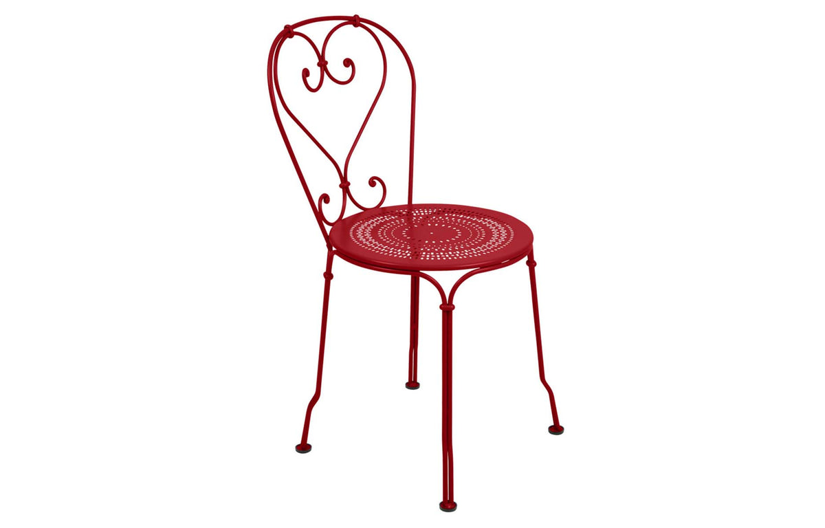 1900 Stacking Chair by Fermob - Poppy Red.