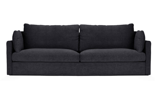 2026 2.5 Seat Lounge Sofa by Harbour - Black Linen Fabric.