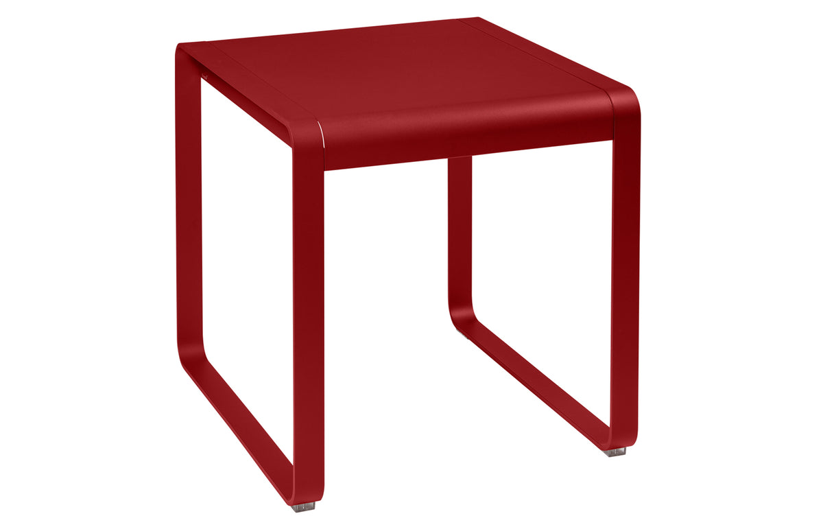 Bellevie Tables by Fermob - 29" x 31", Poppy Red.