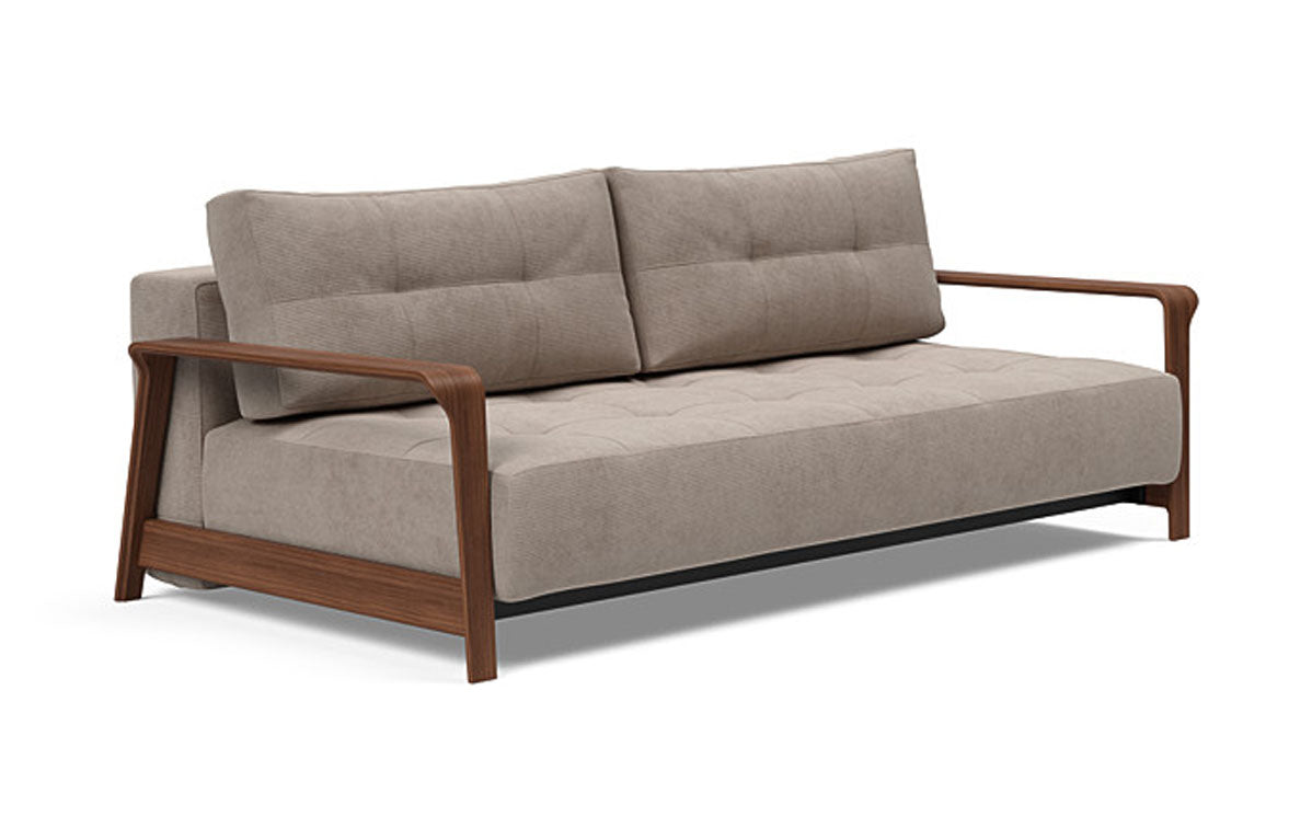 Ran D.E.L Sofa Bed by Innovation - 318 Cordufine Beige.