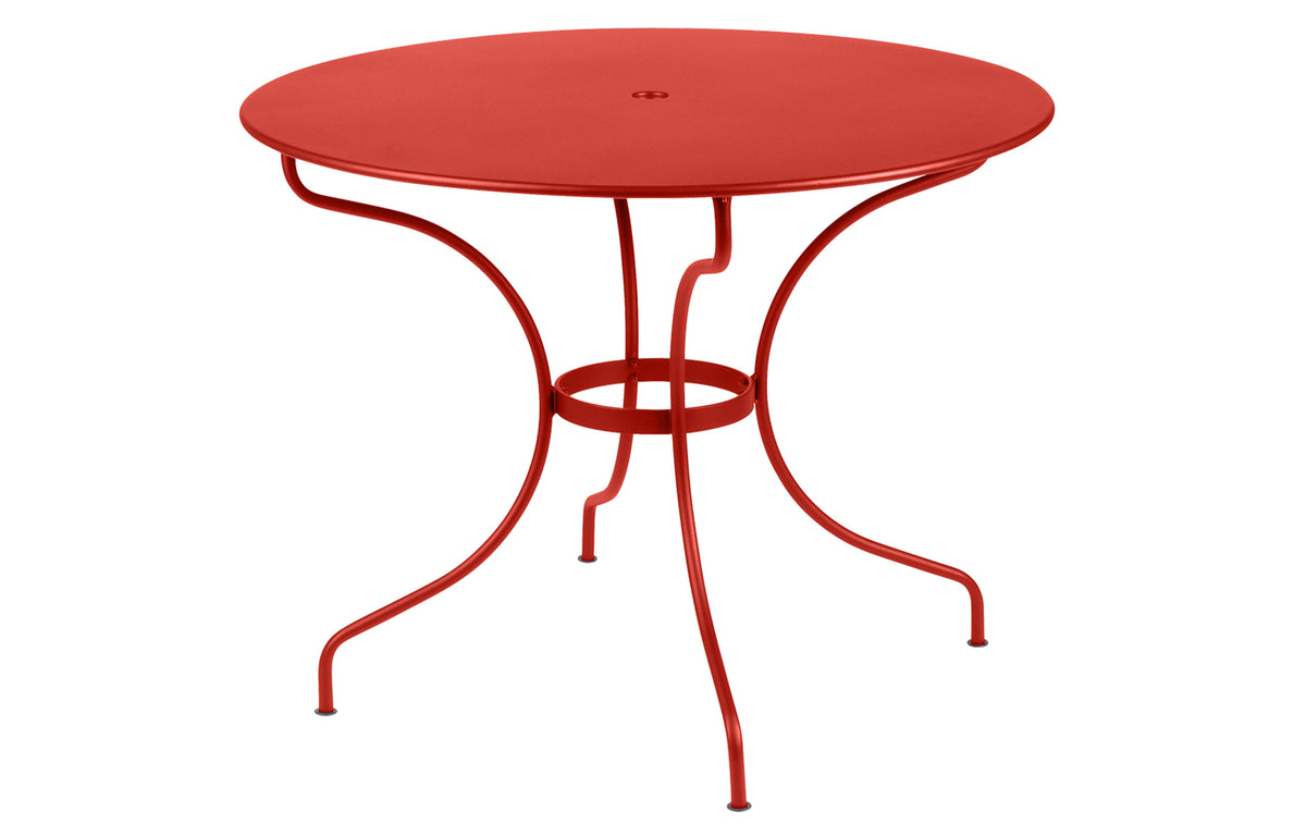 Opera+ Tables by Fermob - 38" Dia., Capucine.