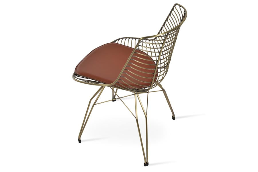 Tiger Chair by SohoConcept, showing side view of tiger chair.