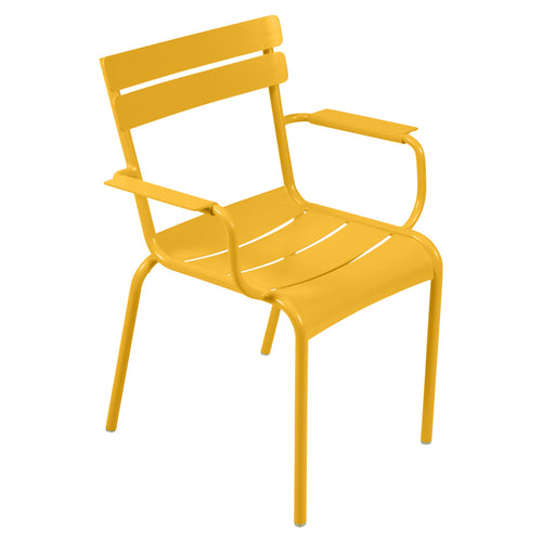 Luxembourg Arm Chair by Fermob - Honey (smooth metal).