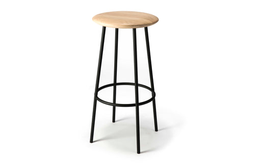 Baretto Oak Contract Grade Bar Stool by Ethnicraft.