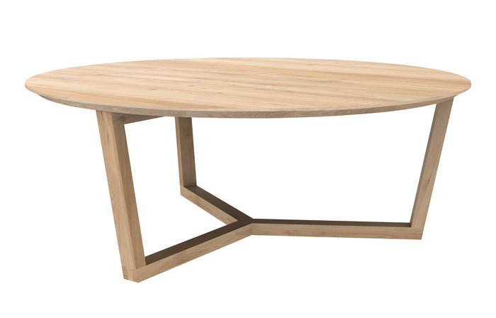 Tripod Oak Coffee Table by Ethnicraft.