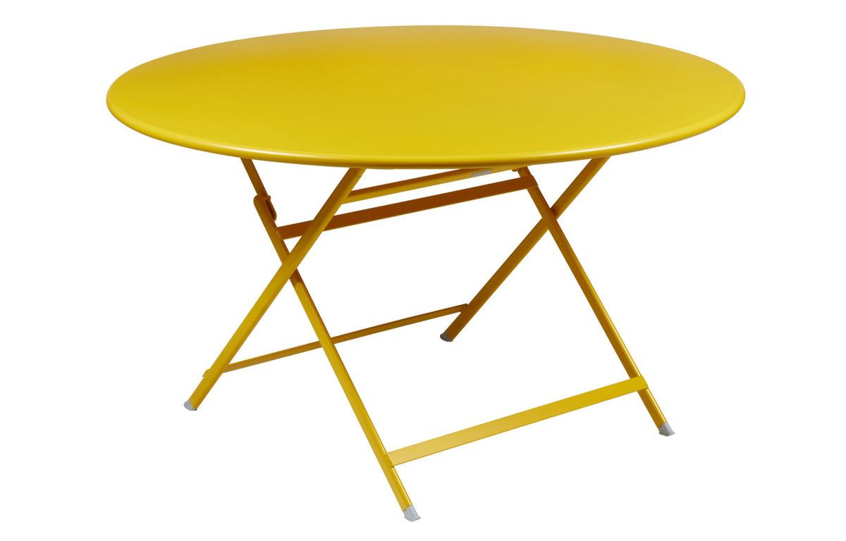 Caractere Tables by Fermob - 50" Dia., Honey Textured