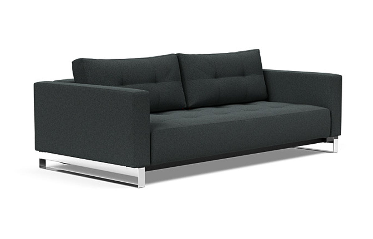 Cassius D.E.L. Sofa Bed by Innovation - 534 Boucle Black Raven.