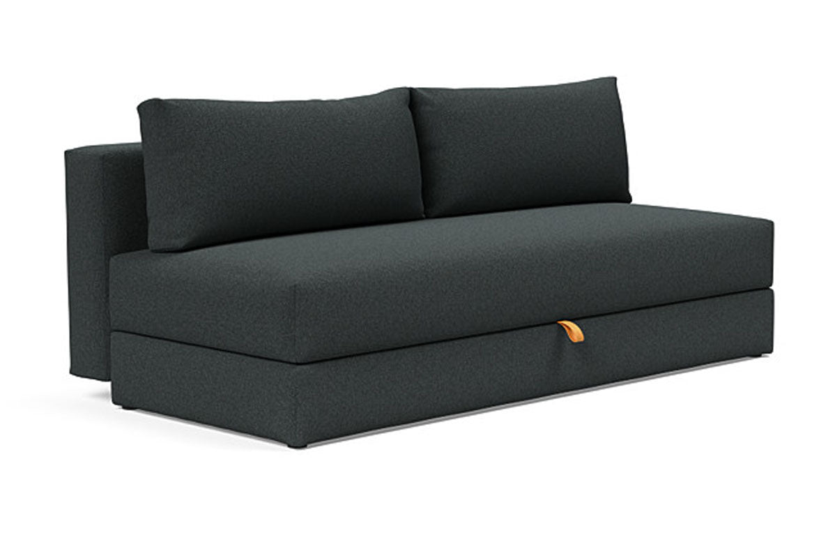 Osvald Sofa Bed by Innovation - 534 Boucle Black Ravene