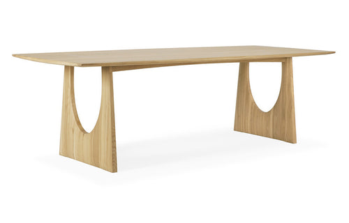 Oak Geometric Dining Table by Ethnicraft.
