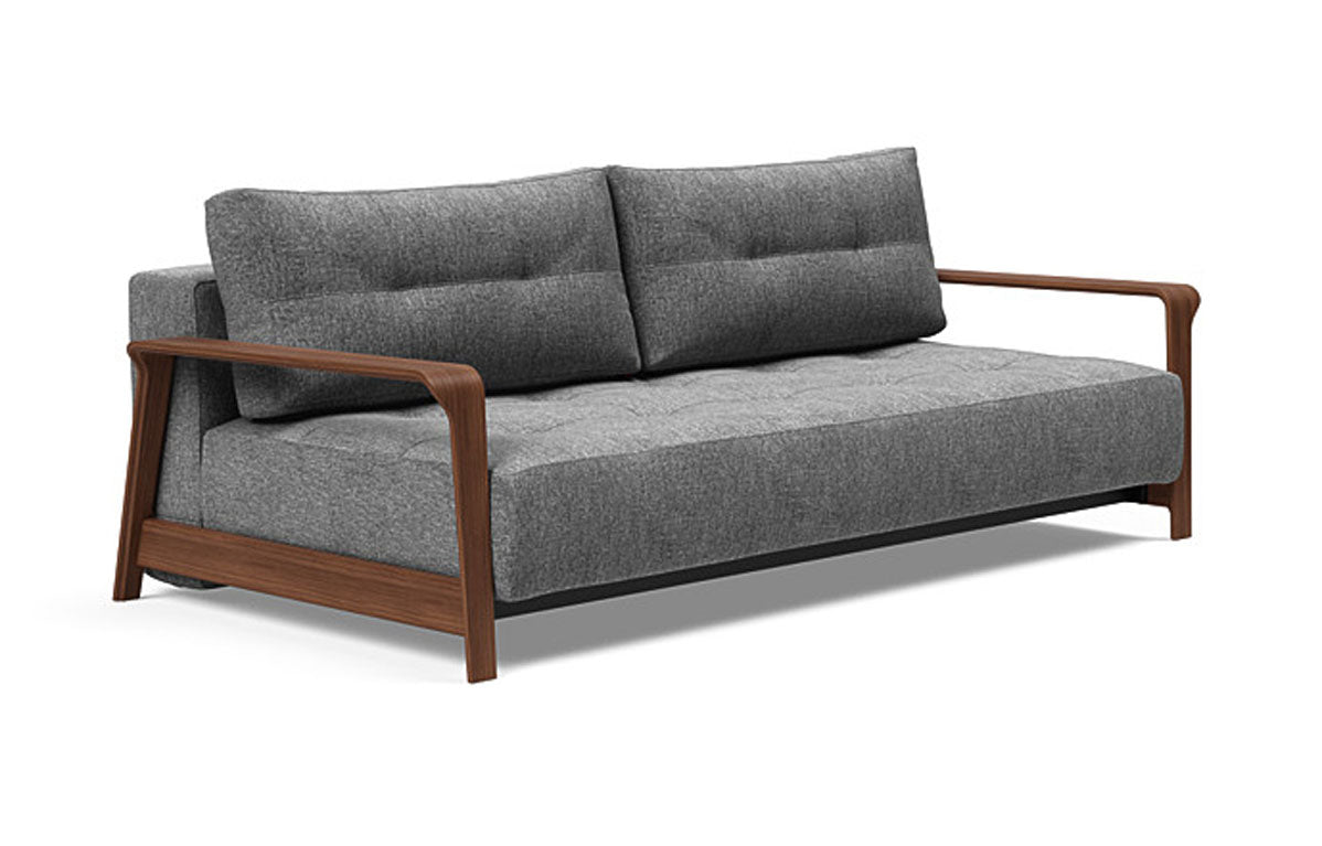 Ran D.E.L Sofa Bed by Innovation - 563 Twist Charcoal.
