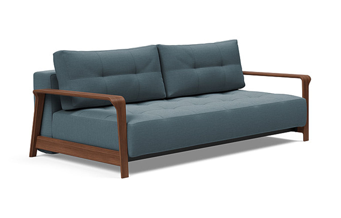Ran D.E.L Sofa Bed by Innovation - 573 Vivus Dusty Blue.
