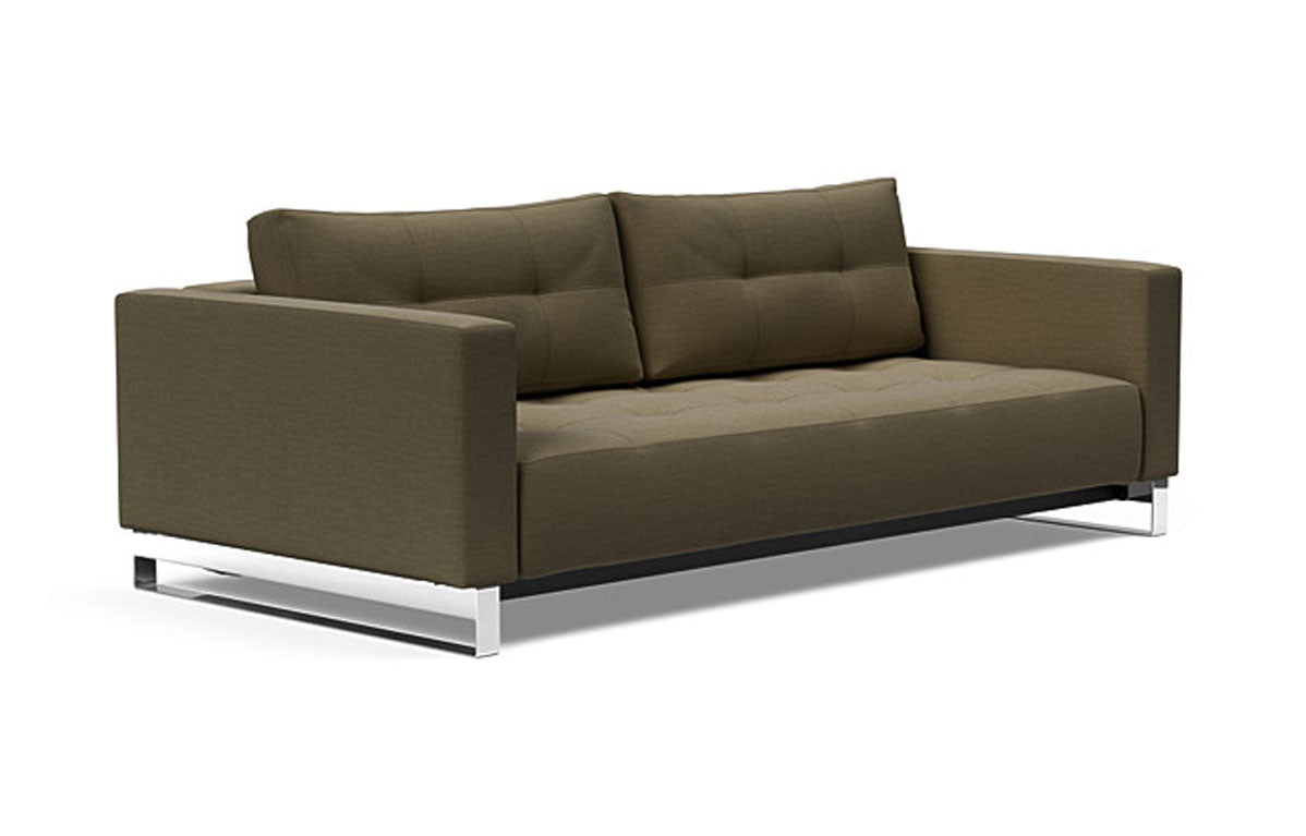 Cassius D.E.L. Sofa Bed by Innovation - 575 Vivus Dusty Olive.