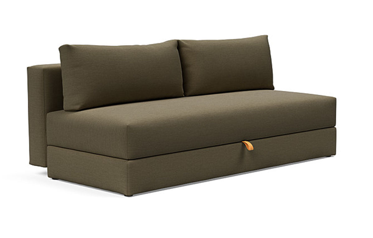 Osvald Sofa Bed by Innovation - 575 Vivus Dusty Olivee