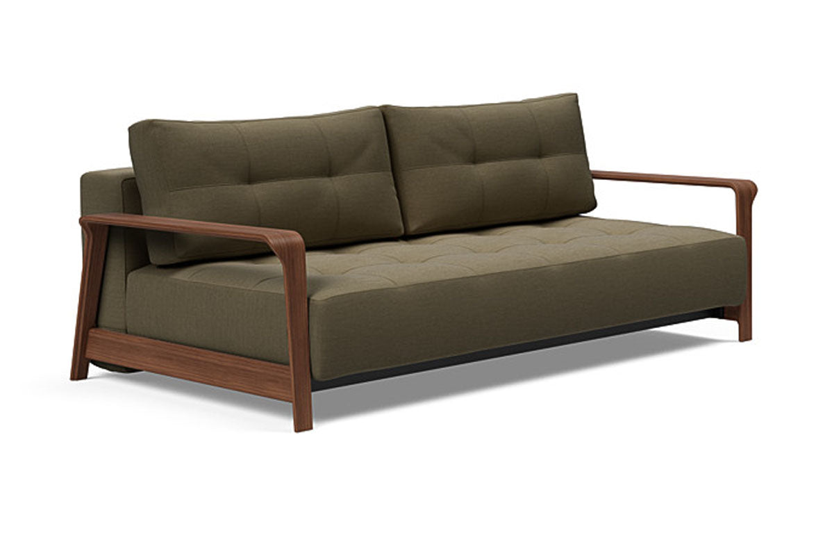 Ran D.E.L Sofa Bed by Innovation - 575 Vivus Dusty Olive.