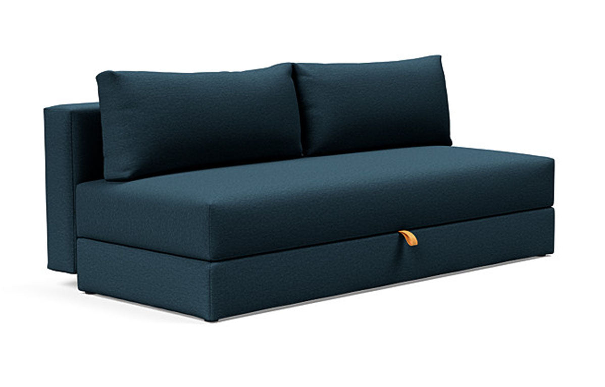 Osvald Sofa Bed by Innovation - 580 Argus Navy Bluee