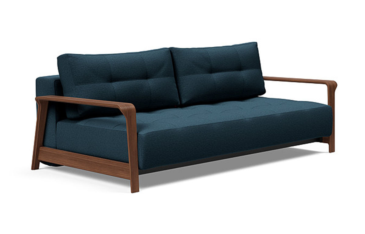 Ran D.E.L Sofa Bed by Innovation - 580 Argus Navy Blue.