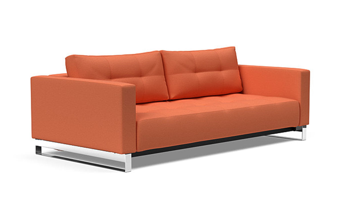 Cassius D.E.L. Sofa Bed by Innovation - 581 Argus Rust.