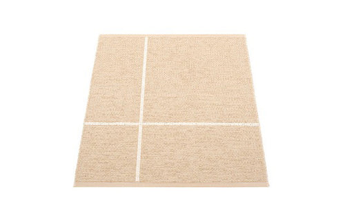 Fred Beige & Vanilla Runner Rug by Pappelina - 70x90.