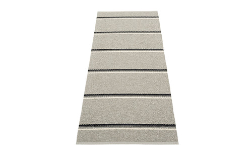 Olle Grey & Linen Runner Rug by Pappelina - 2.25' x 6'