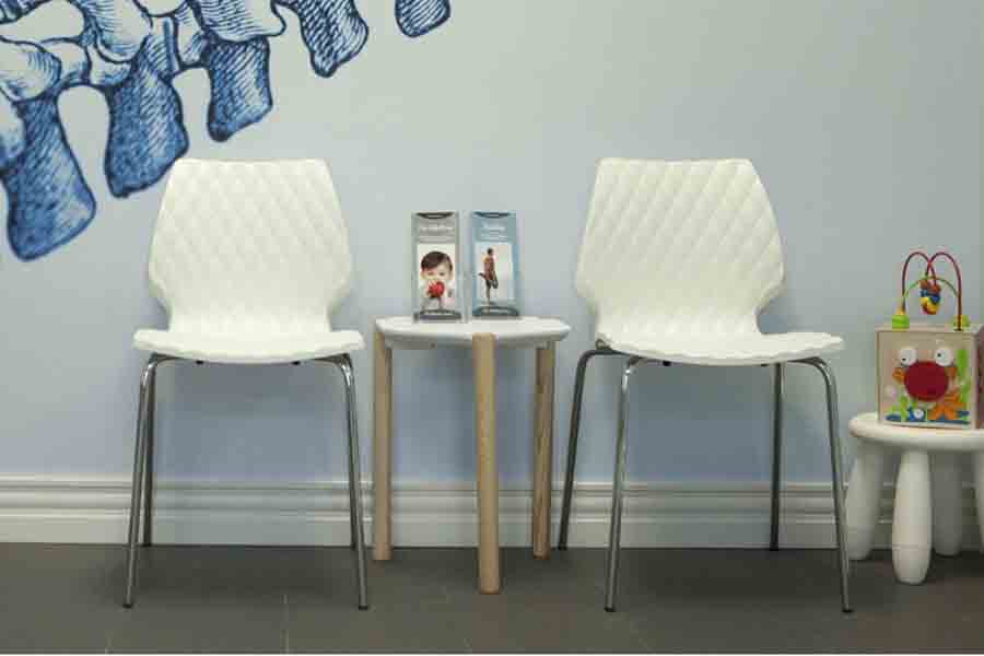 Uni Side Chair by SohoConcept, showing uni side chair in live shot.