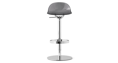 Academy Adjustable Stools by Connubia, showing front view of academy adjustable stools.