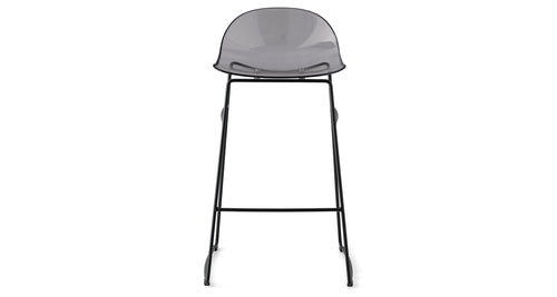 Academy Metal Frame Stool by Connubia, showing front view of academy metal frame stool.