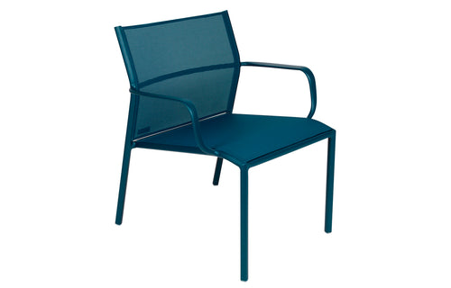 Cadiz Low Armchair (Set of 4) by Fermob - Acapulco Blue.