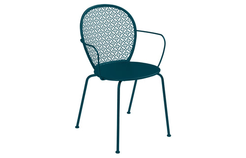 Lorette Armchair by Fermob - Acapulco Blue.