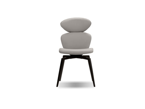 Antler Memory Swivel Dining Chair by Mobital, showing front view of antler memory swivel dining chair.