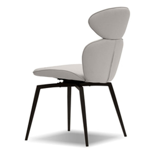 Antler Memory Swivel Dining Chair by Mobital, showing side view of antler memory swivel dining chair.